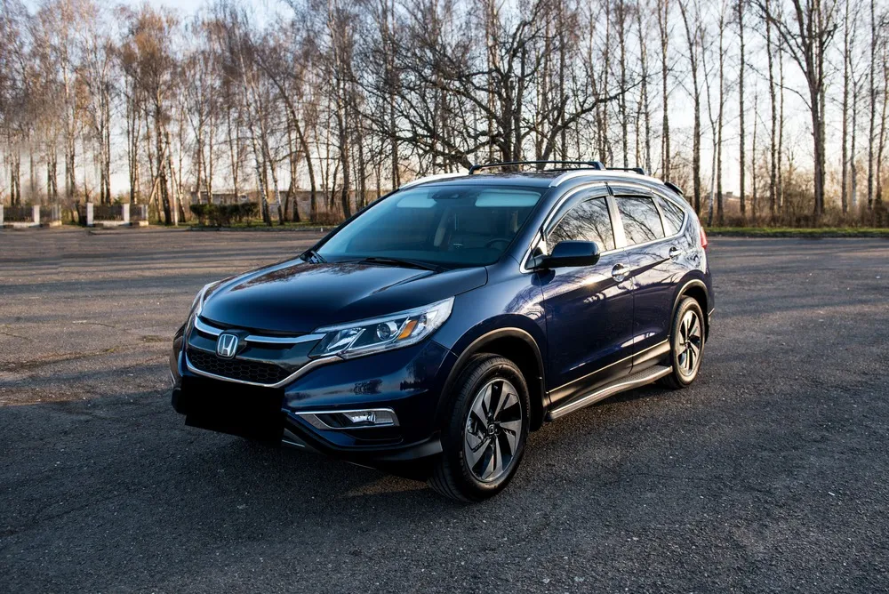 Honda CR-V in a field