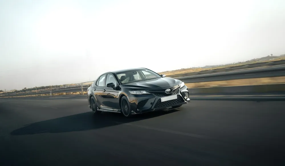 Toyota Camry on the open road