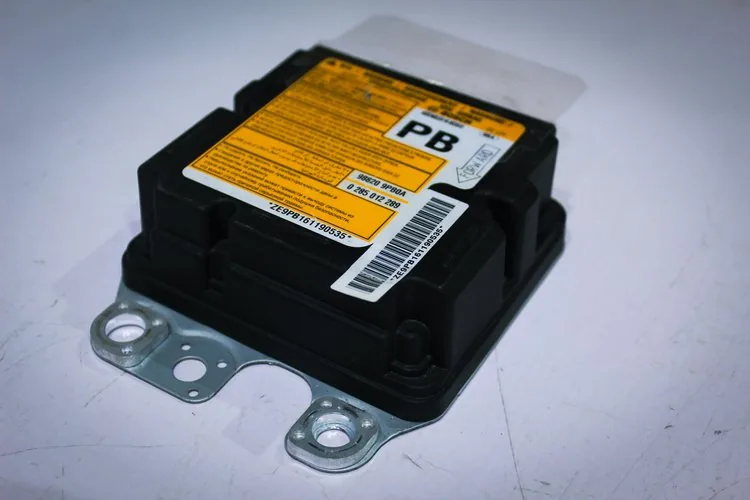 Reprogramming an airbag module in our shop