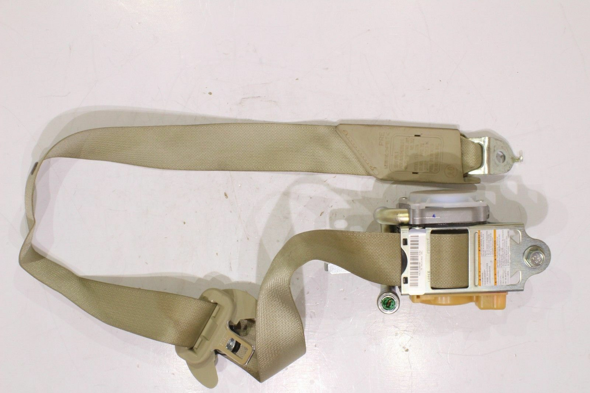2014-2017 Acura MDX Base Tan Driver Seat Belt Pretensioner, Genuine OEM, photo 2