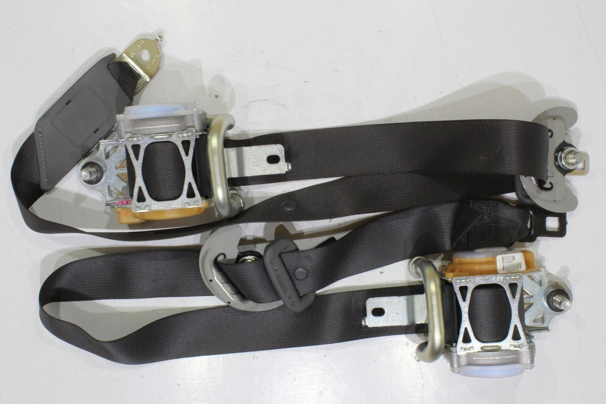 2014-2016 Acura MDX Base LH & RH Seat Belt Pretensioner Set, Black, Genuine OEM