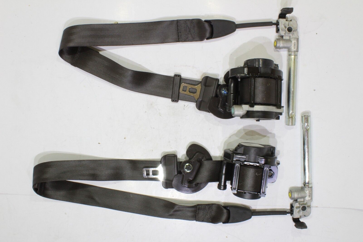2015-2017 Lincoln MKC Seat Belt Pretensioner Set LH and RH, Dark Brown, Genuine OEM