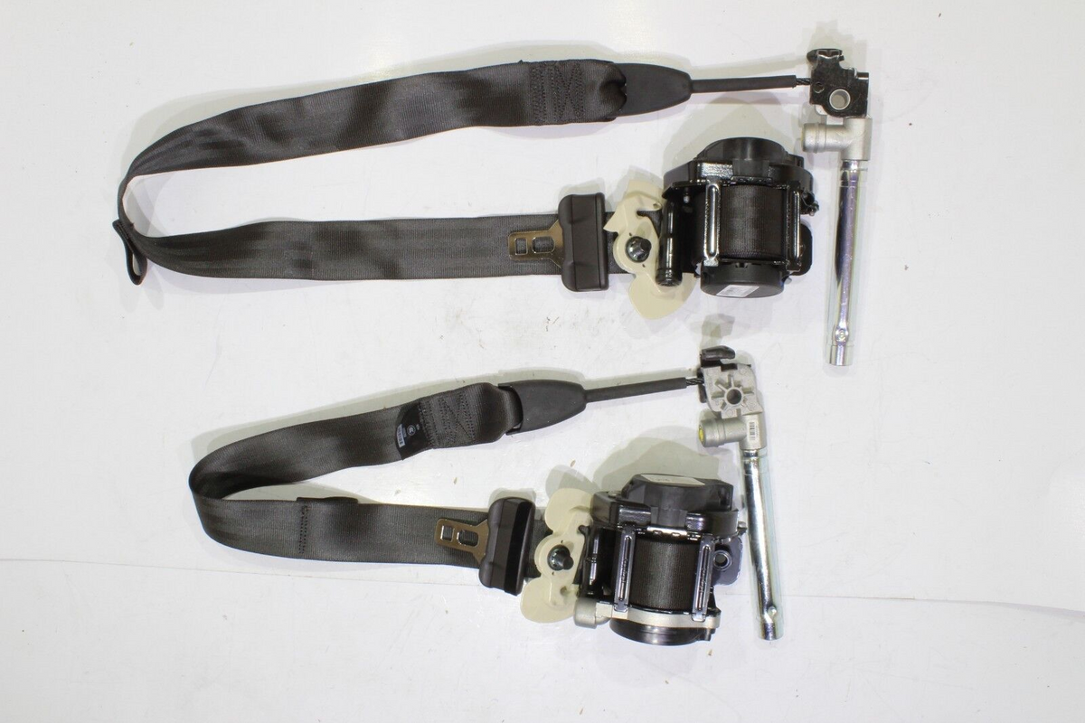 2015-2017 Lincoln MKC Seat Belt Pretensioner Set LH & RH, Dark Brown, Genuine OEM