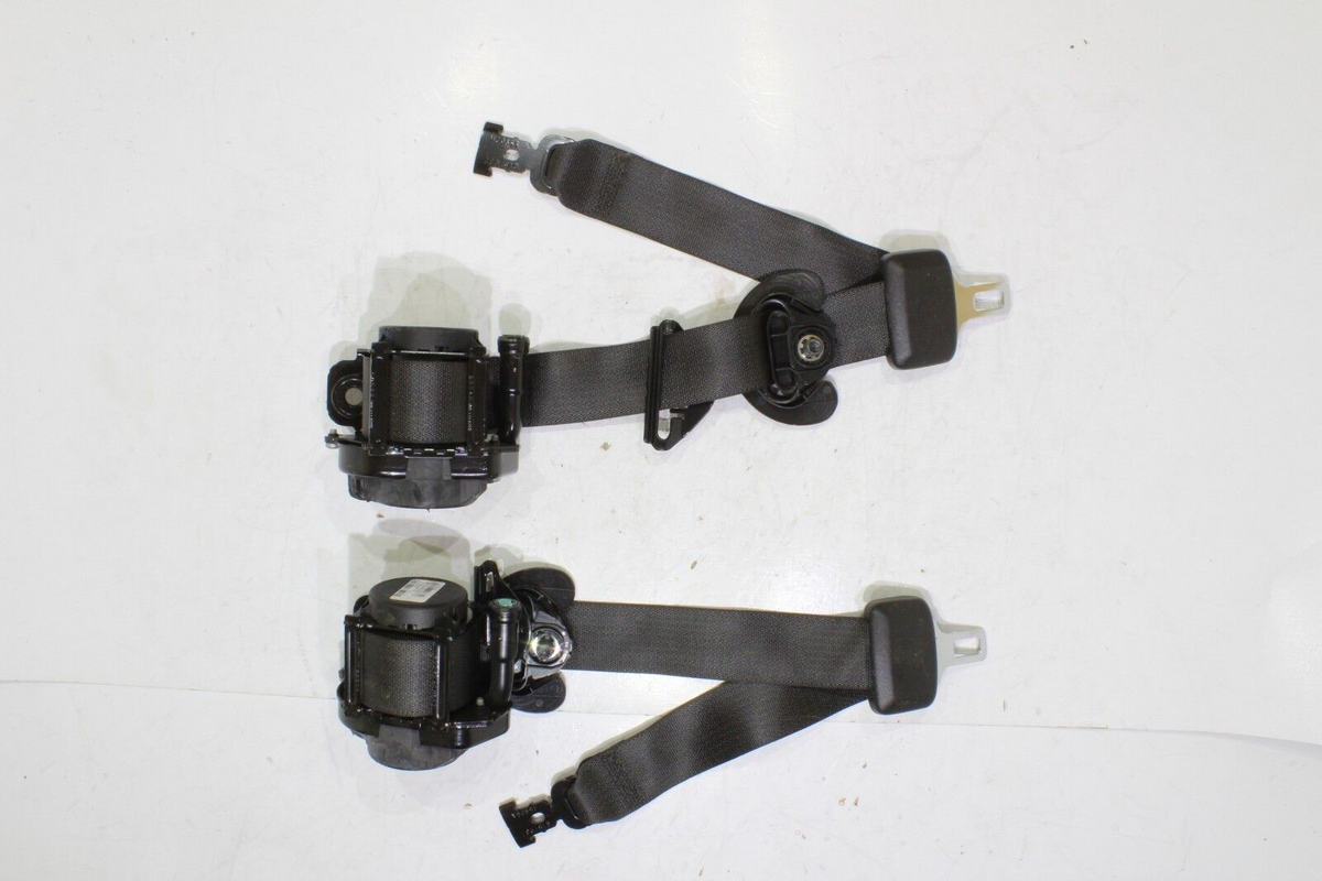 2016-2018 Chevrolet Sonic LH & RH Seat Belt Pretensioner Set, Black, Genuine OEM