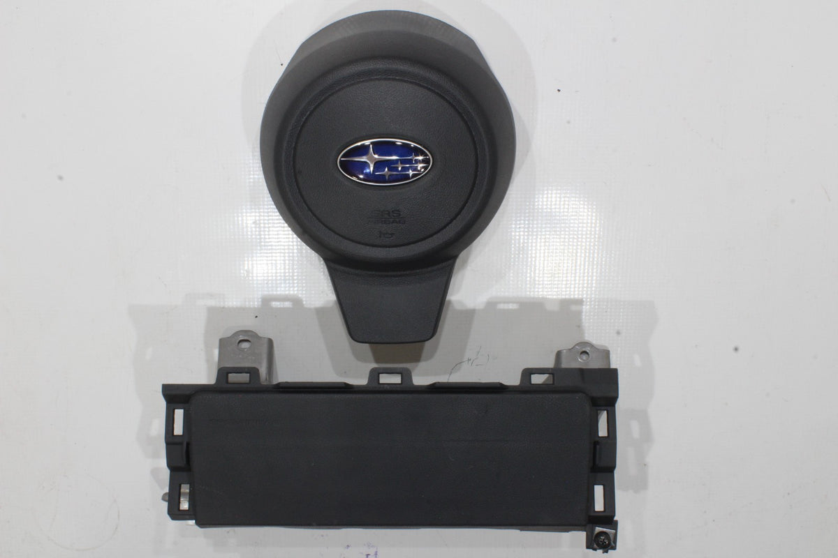 2021-2024 Subaru Ascent Driver Wheel Airbag and Driver Knee Airbag Set, Genuine OEM